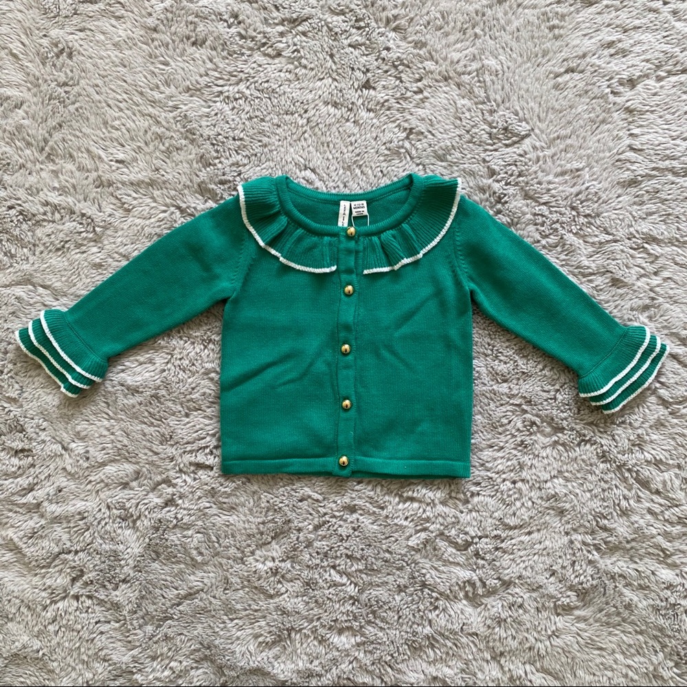 Janie and Jack | Ruffle Trim Cardigan NWT